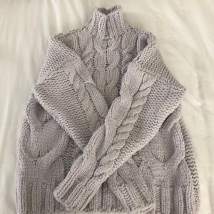 Oversized Zara Purple Sweater